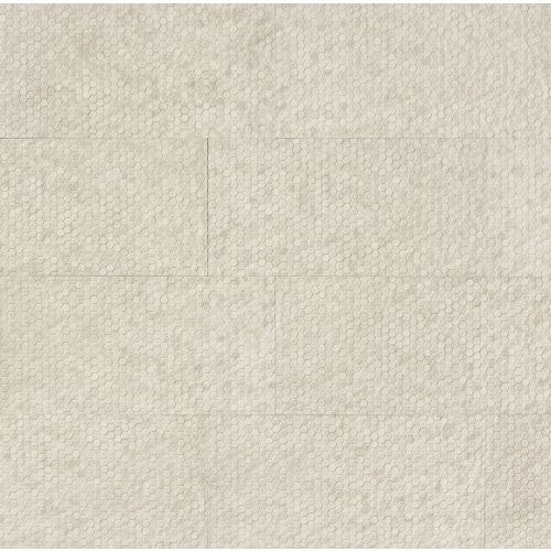 Dimensions 12" x 24" x 3/8" Floor and Wall Tile in Silver