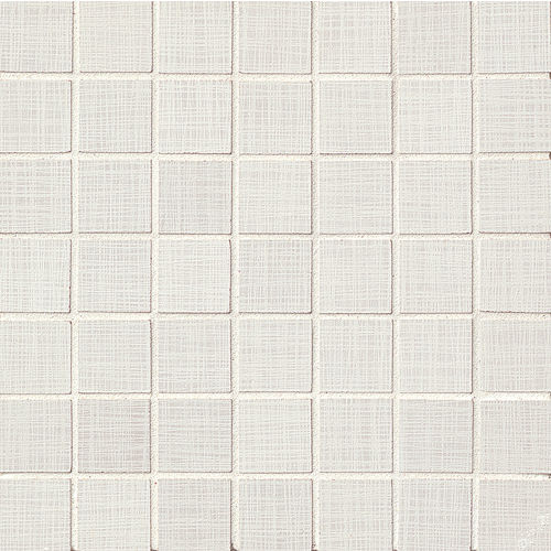 Linen 1-1/2" x 1-1/2" Floor and Wall Mosaic in White
