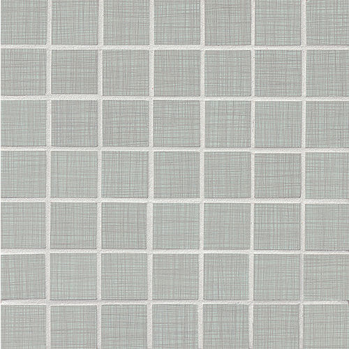Linen 1-1/2" x 1-1/2" Floor & Wall Mosaic in Zinc