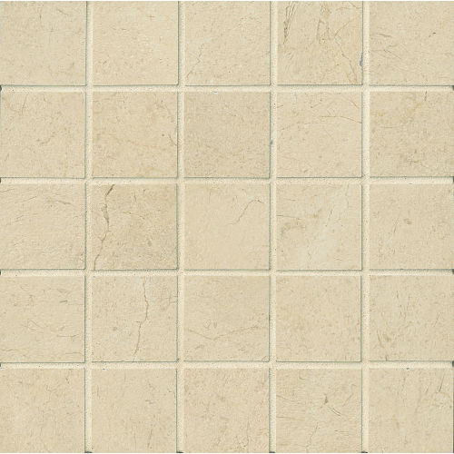Marfil 2" x 2" Floor and Wall Mosaic in Bianco