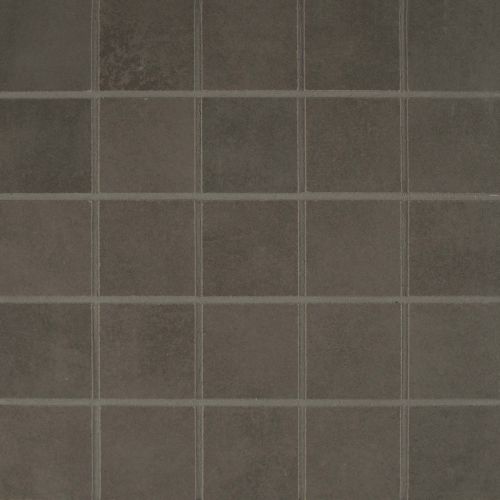 Metro Plus 2" x 2" Floor and Wall Mosaic in Stealth Jet