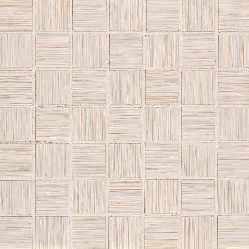 Runway 1-1/2" x 1-1/2" Floor & Wall Mosaic in Alabaster