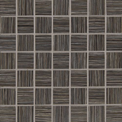 Runway 1-1/2" x 1-1/2" Floor and Wall Mosaic in Ebony