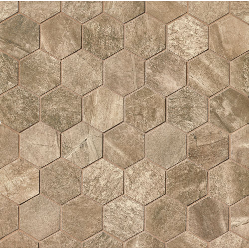 Stone Mountain Floor and Wall Mosaic in Walnut