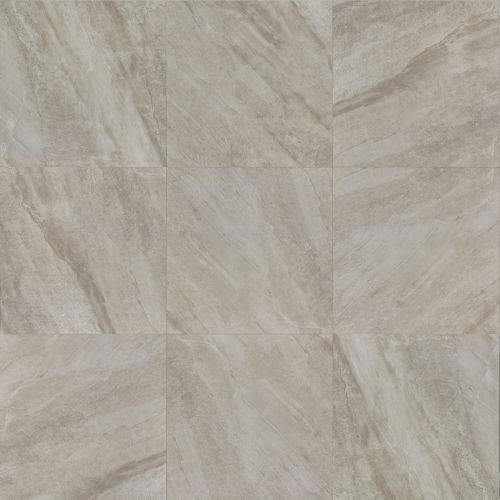 Stone Mountain 24" x 24" x 3/8" Floor and Wall Tile in Silver