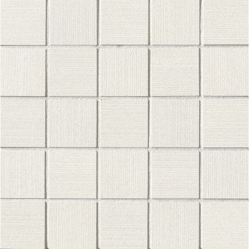 Strands 2" x 2" Floor and Wall Mosaic in White