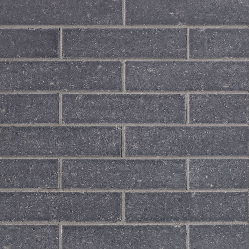 Uptown 2.5" x 9.5" x 3/8" Floor and Wall Tile in Denimun