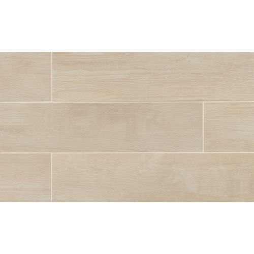 Bayou Country 8" x 24" x 3/8" Floor and Wall Tile in Blanc