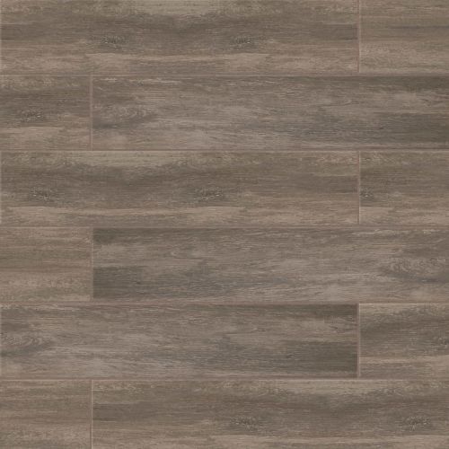 Distressed 8" x 48" x 3/8" Floor and Wall Tile in Noce