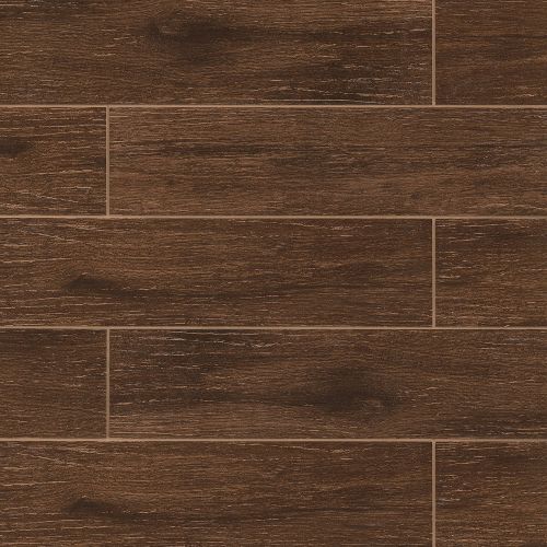Prestige Collection 6" x 24" x 5/16" Floor and Wall Tile in Walnut