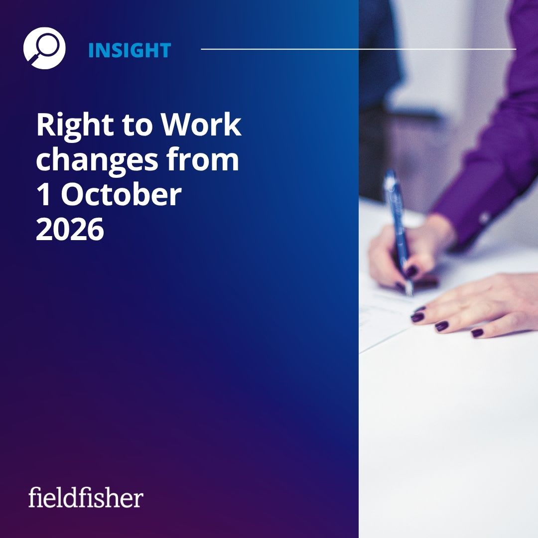 Right to Work changes from 1 October 2026