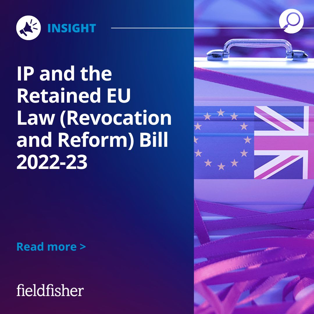 IP and the Retained EU Law (Revocation and Reform) Bill 202223
