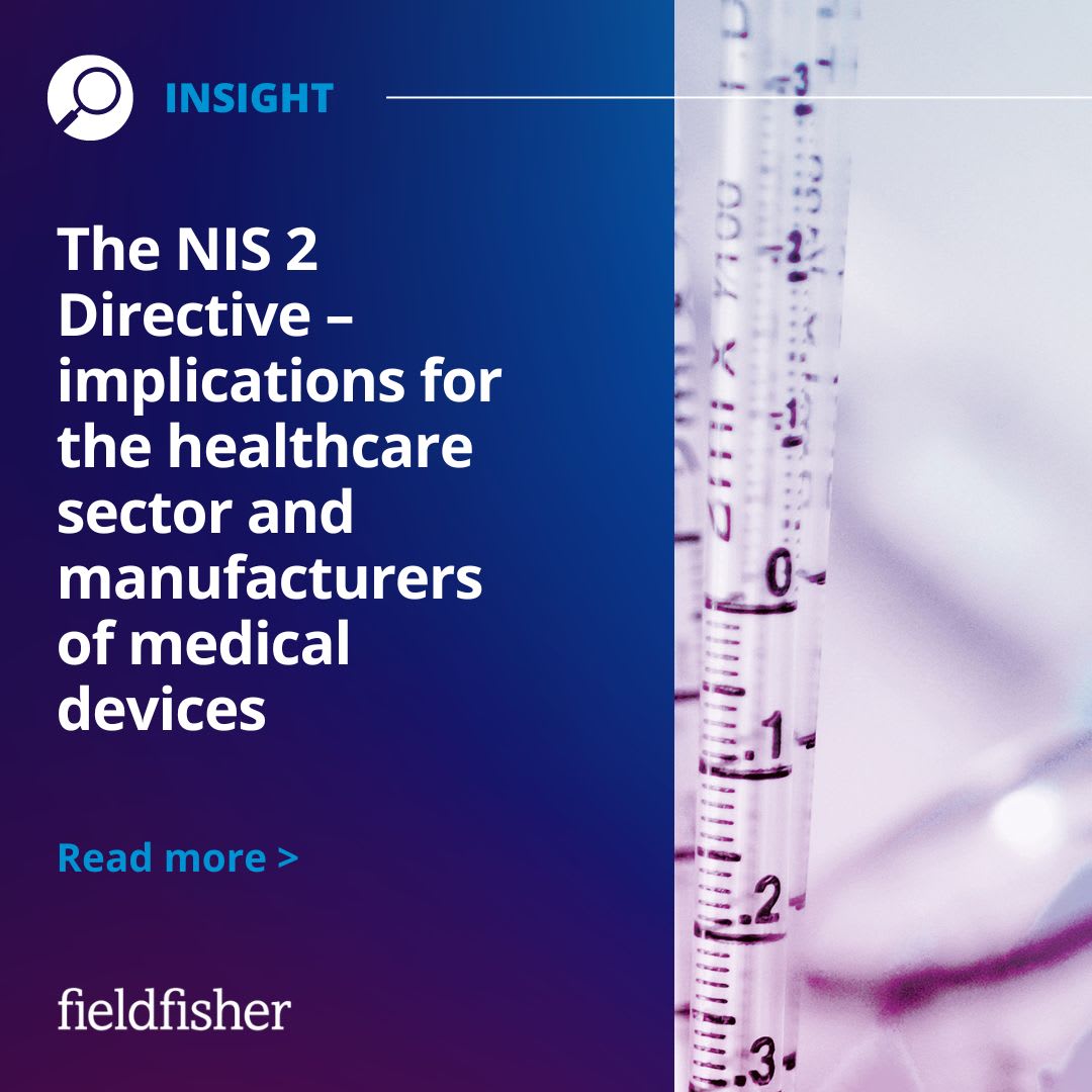 The NIS 2 Directive – Implications For The Healthcare Sector And ...