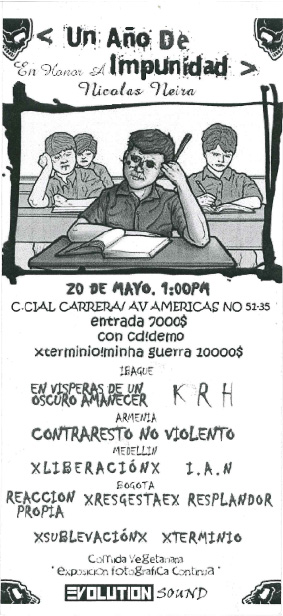 Un año de impunidad - Homenaje a Nicolás Neira