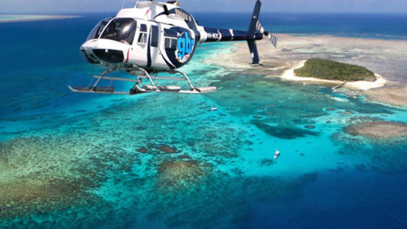 Scenic Helicopter Flight Over Great Barrier Reef Mins