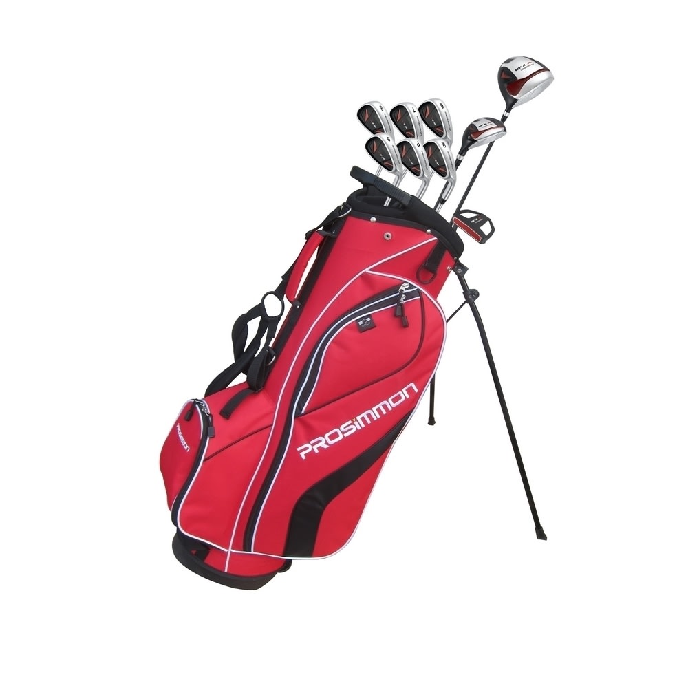 Prosimmon V7 Golf Package Set- Red - MRH Steel Stiff