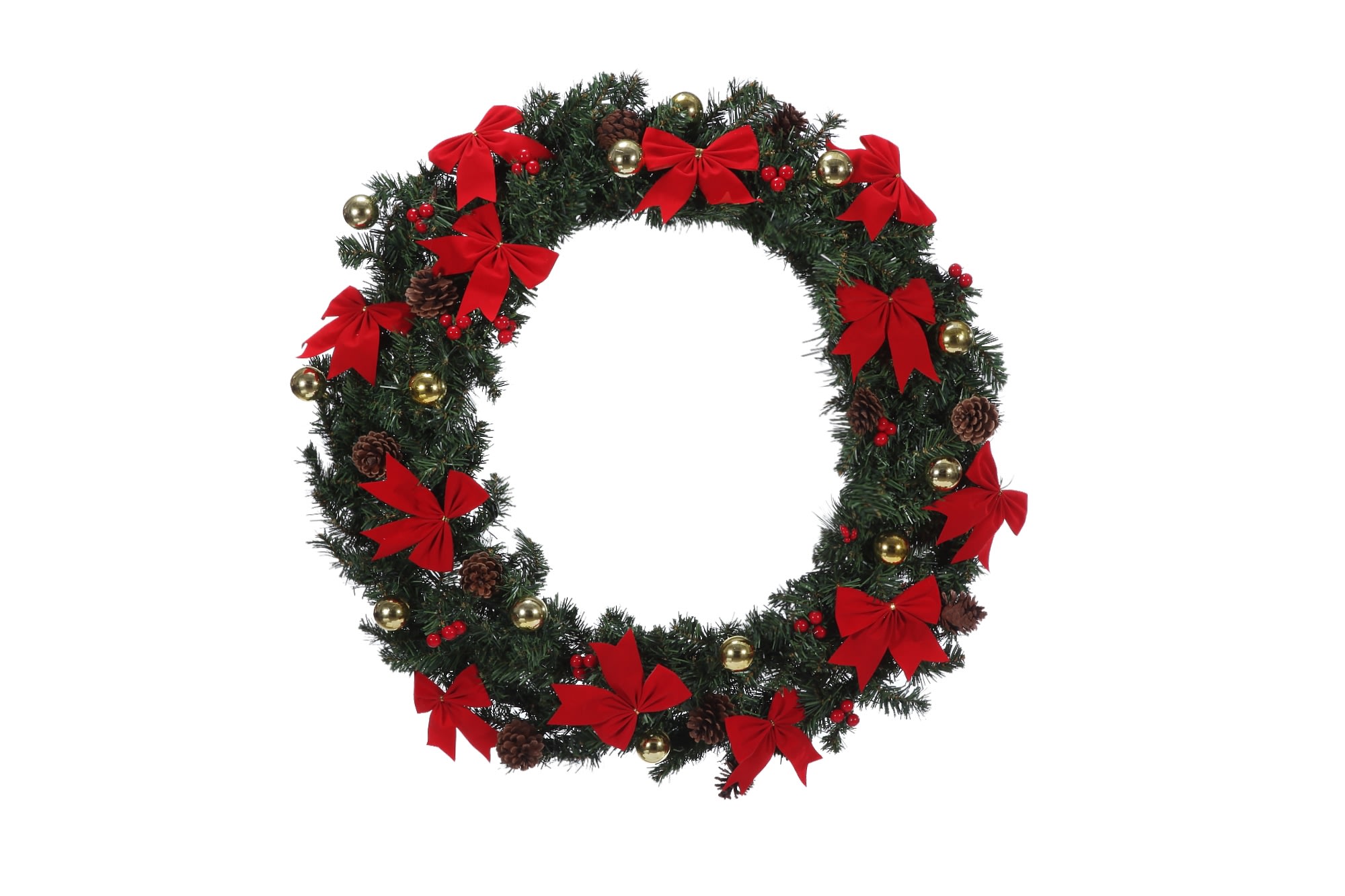 Homegear 30 Decorated Christmas Wreath