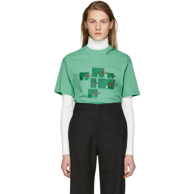 martine rose - green mtv t-shirt