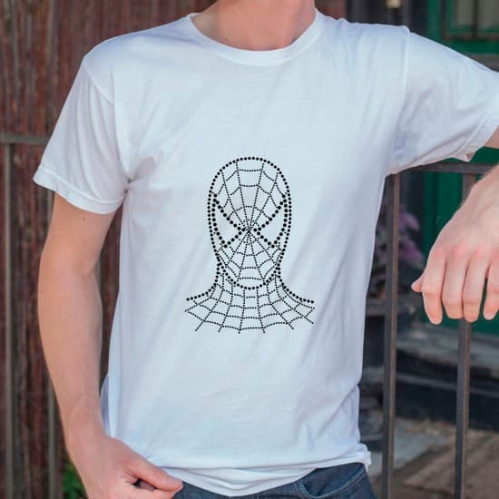 Dotted Spiderman - strygemærke Dotted Spiderman - strygemærke