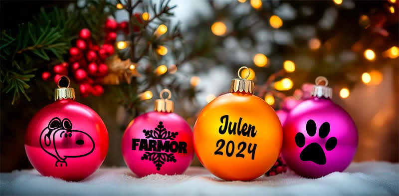 Gør julen personlig: Dekorér dine egne unikke julekugler med vores klistermærker Gør julen personlig: Dekorér dine egne unikke julekugler med vores klistermærker