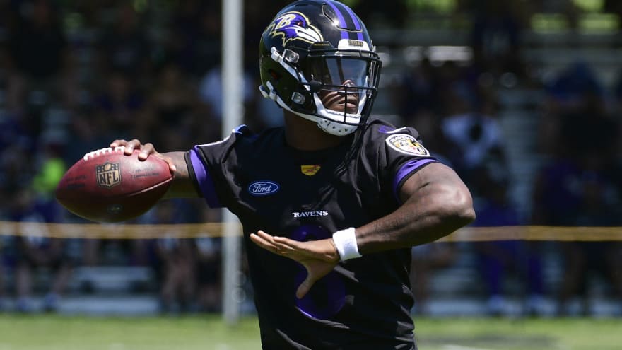Ravens Oc Lamar Jackson Way Ahead Of The Curve Yardbarker