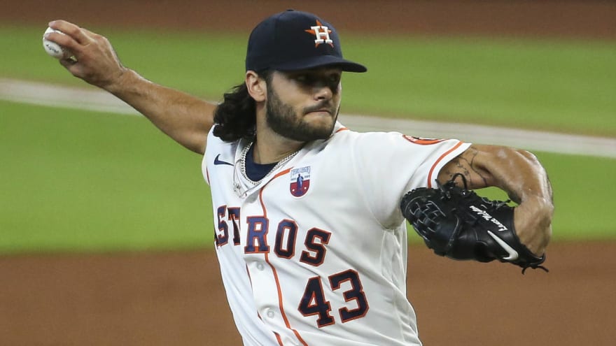 Astros Place Rhp Lance Mccullers Jr On 10 Day Il With Neck Nerve Irritation Yardbarker