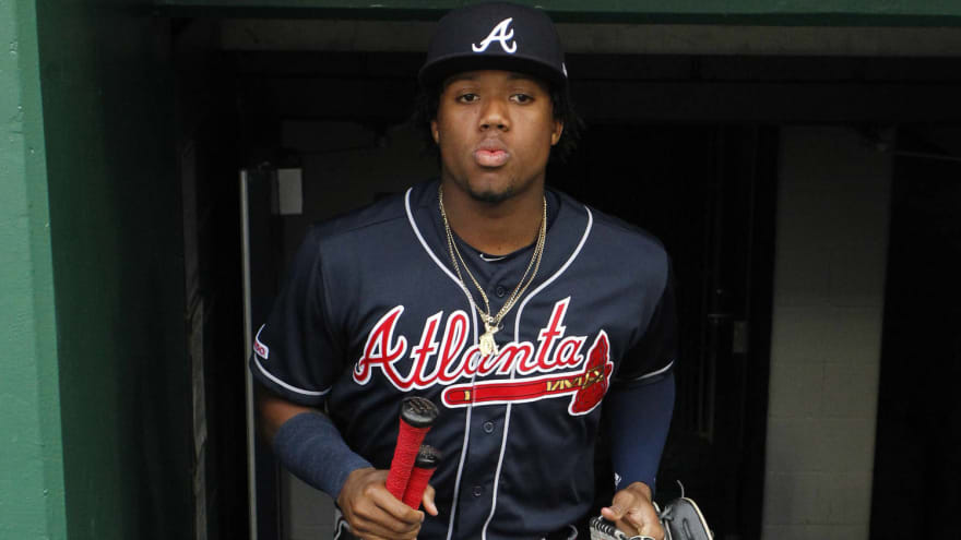 ronald acuna jersey red