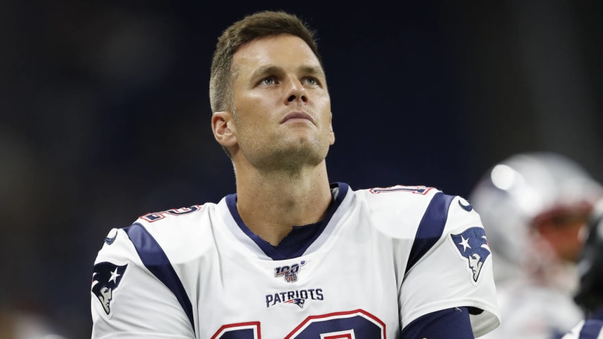 Tom Brady Was Pumped About Flattering Error In Patriots Program Yardbarker