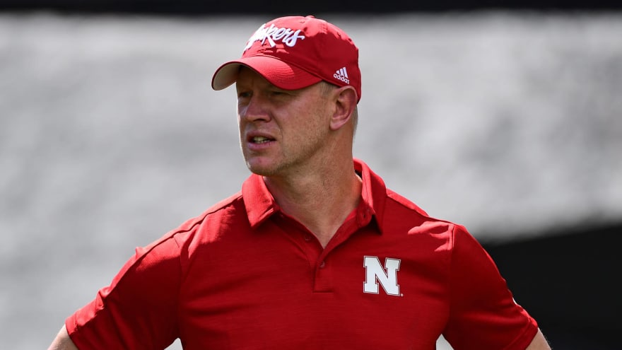 scott frost nebraska hat