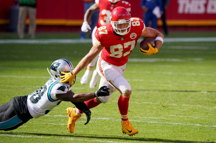 Kelce riding shotgun for Mahomes' MVP push