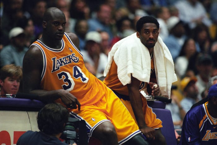 Kobe Bryant and Shaquille O’Neal, Los Angeles Lakers