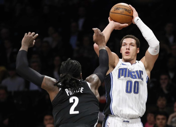 Orlando Magic: Fitting a square peg (a brick) into a round hole (a rim)