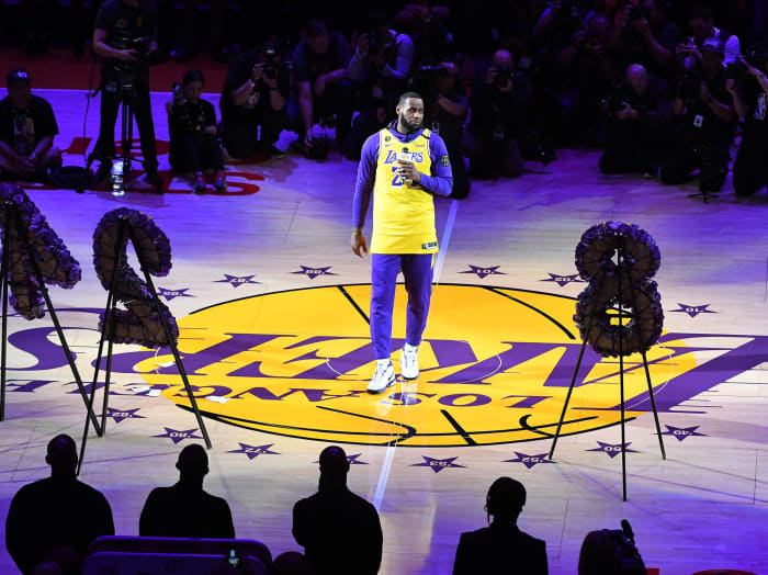 January: Lakers return to Staples Center after death of Kobe Bryant