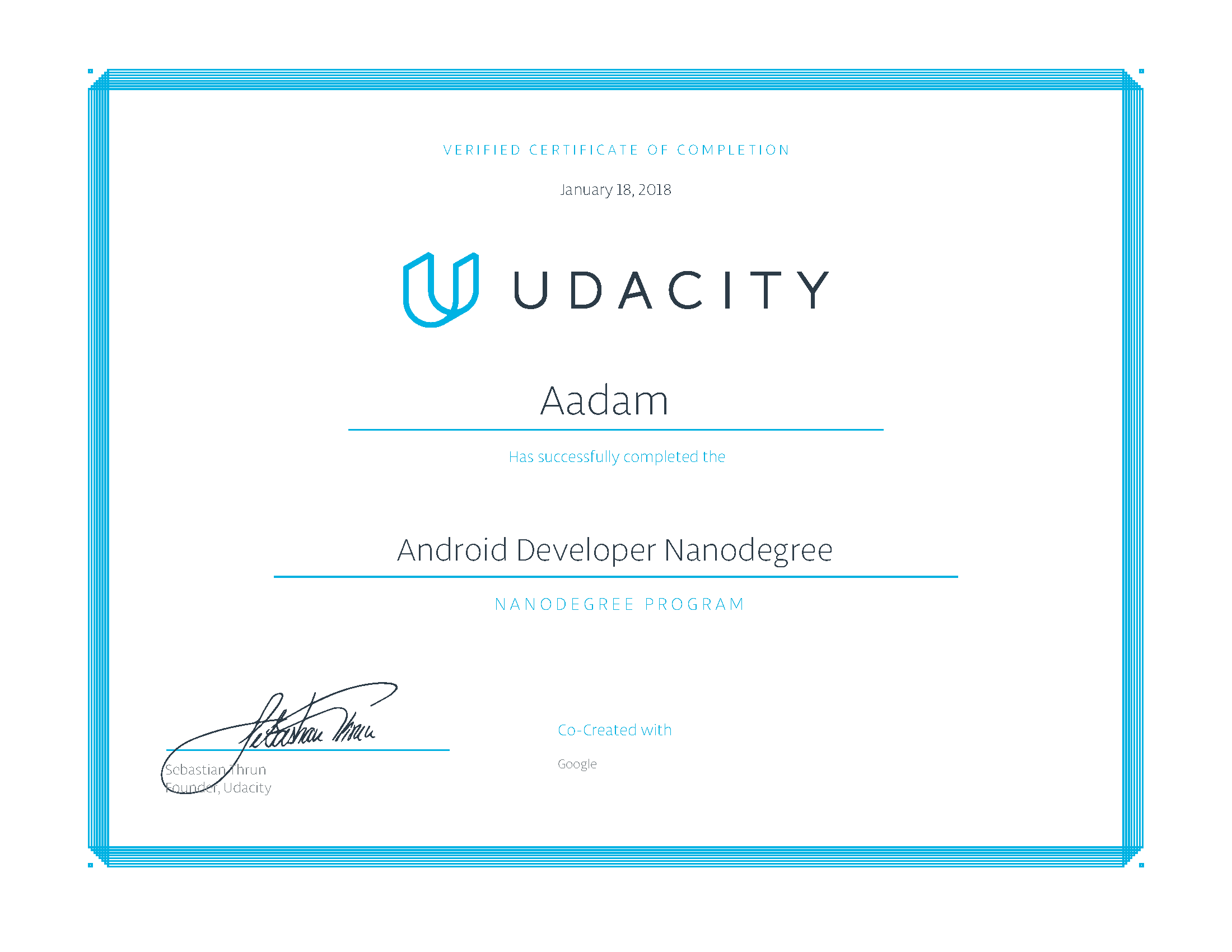 Android Developer Nanodegree