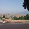 A student studying abroad with Santa Reparata International School of Art: Fine Art, Design, Liberal Arts, Italian Language + Internships in Florence