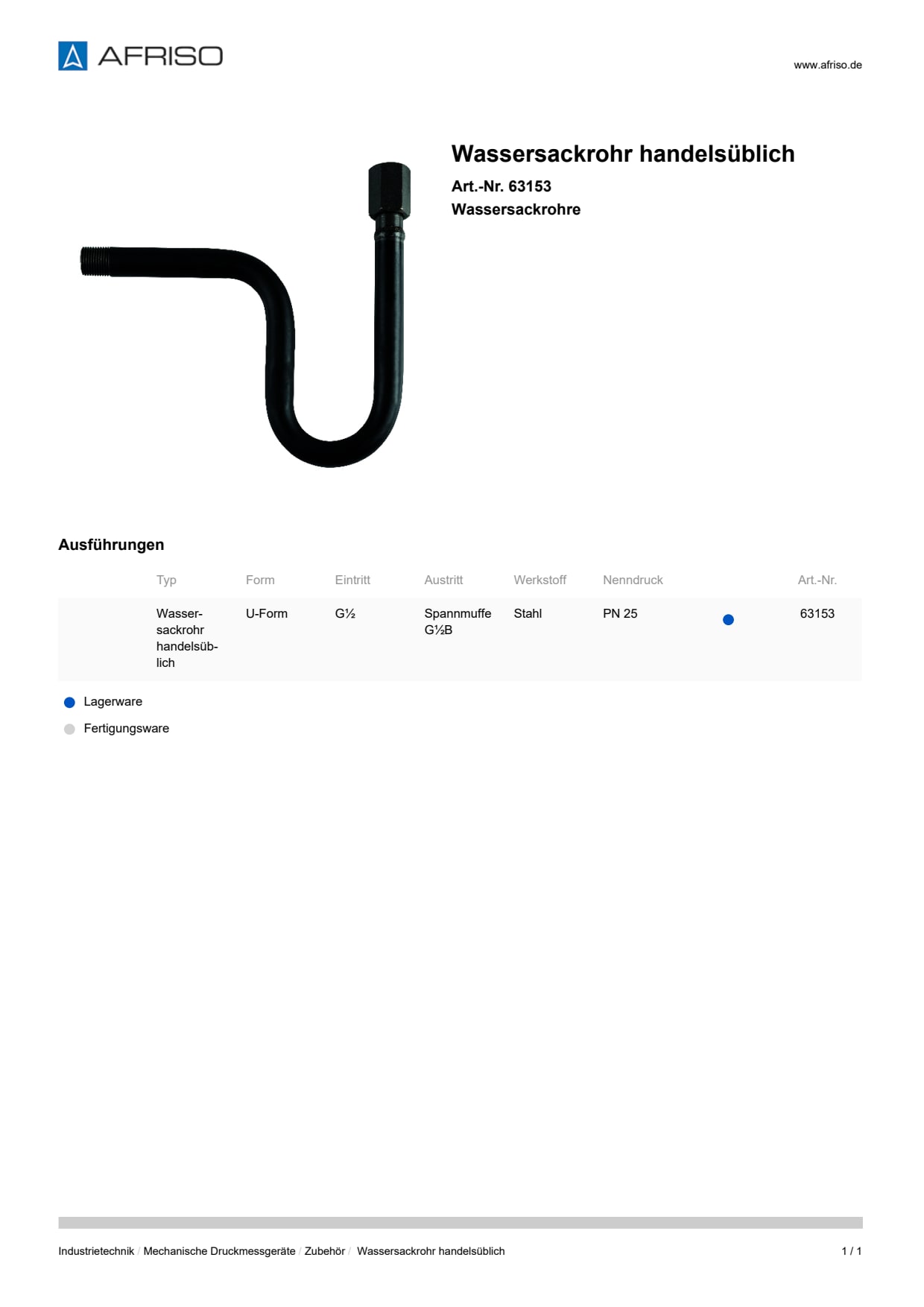 AFRISO_WASSERSACKROHR-HANDELSUEBLICH-WASSERSACKROHRE_63153_DEU_CHE.PDF