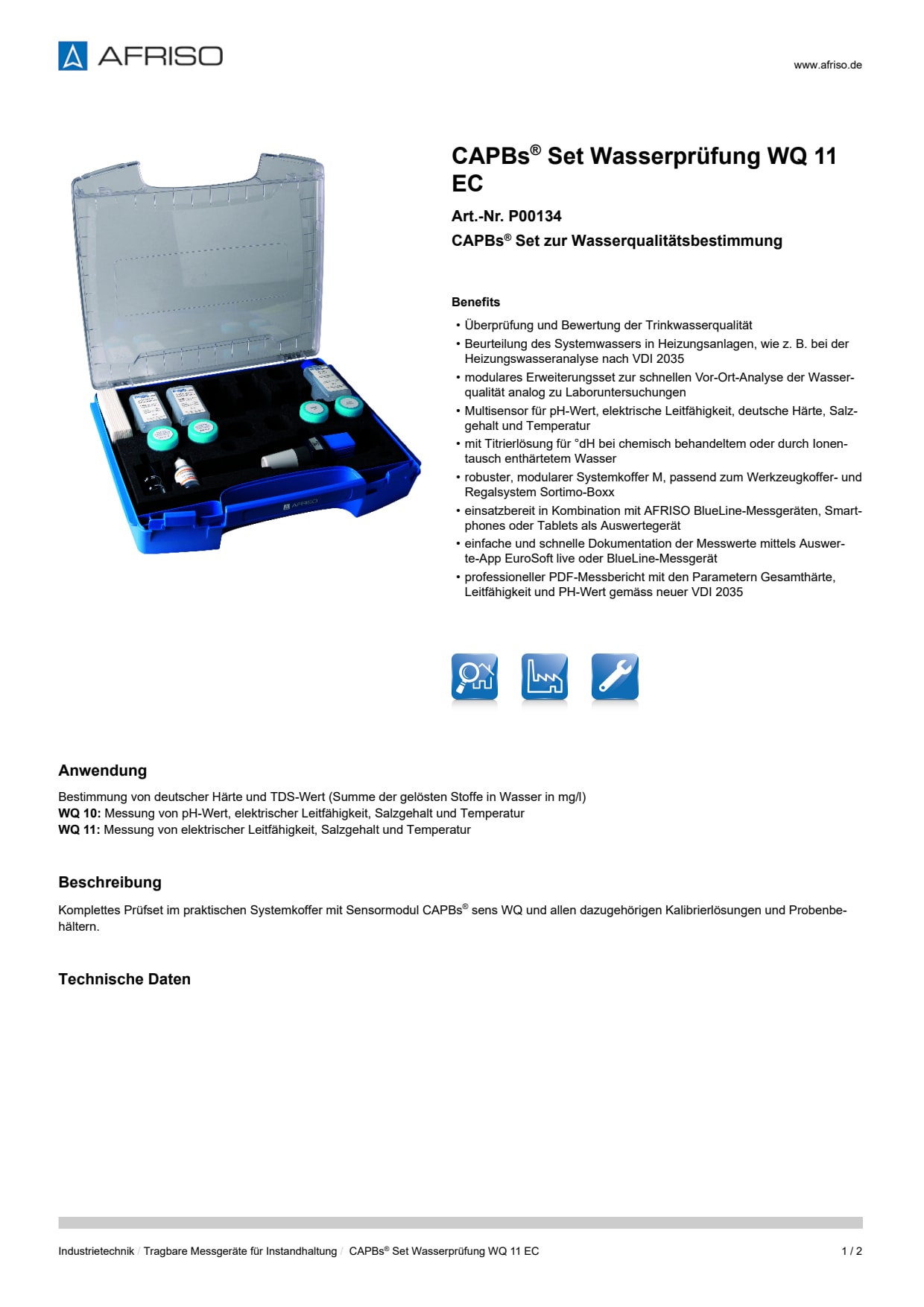 AFRISO_CAPBS--SET-WASSERPRUEFUNG-WQ-11-EC-CAPBS--SET-ZUR-WASSERQUALITAETSBESTIMMUNG_P00134_DEU_CHE.PDF