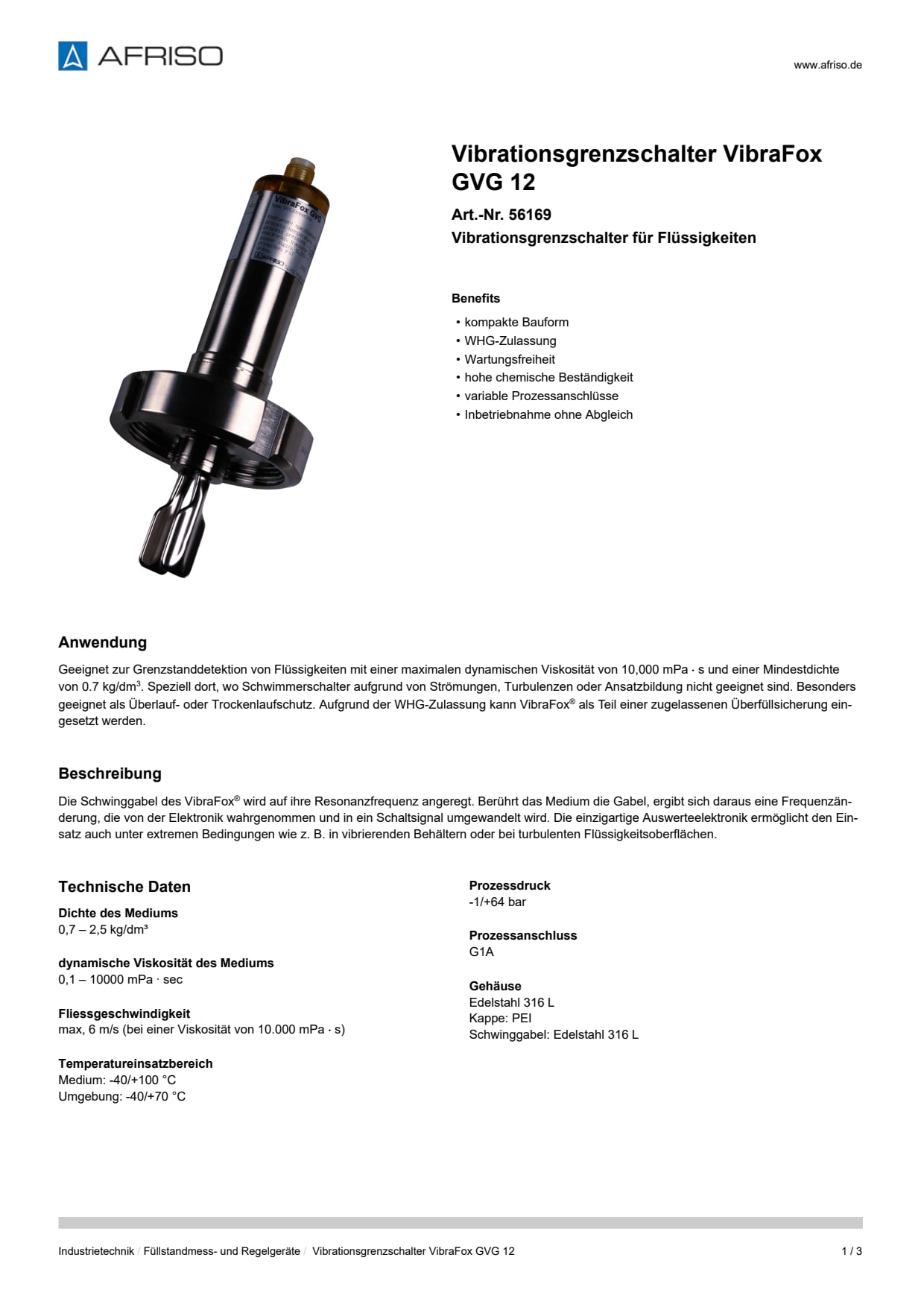 AFRISO_VIBRATIONSGRENZSCHALTER-VIBRAFOX-GVG-12-VIBRATIONSGRENZSCHALTER-FUER-FLUESSIGKEI_56169_DEU_CHE.PDF