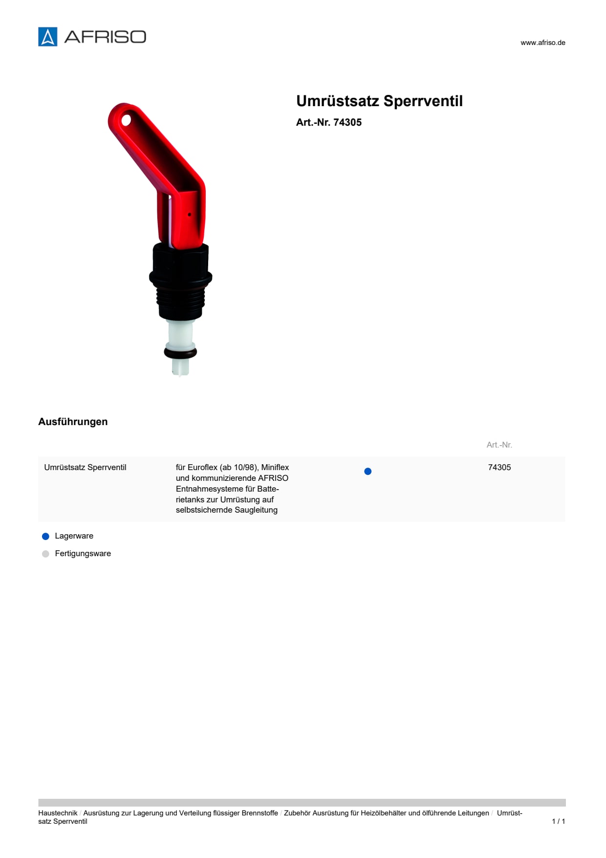 AFRISO_UMRUESTSATZ-SPERRVENTIL_74305_DEU_CHE.PDF