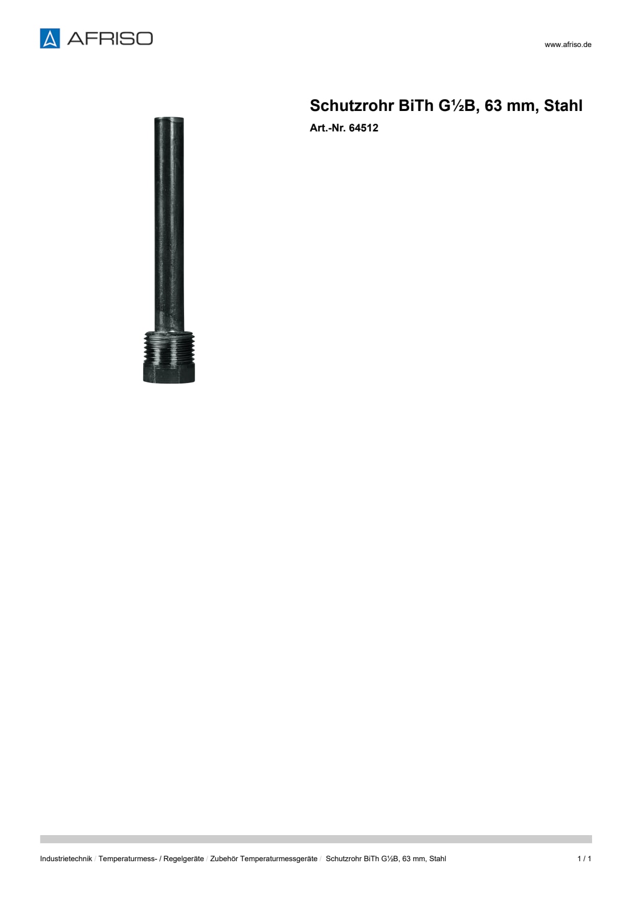 AFRISO_SCHUTZROHR-BITH-G-B--63-MM--STAHL_64512_DEU_CHE.PDF
