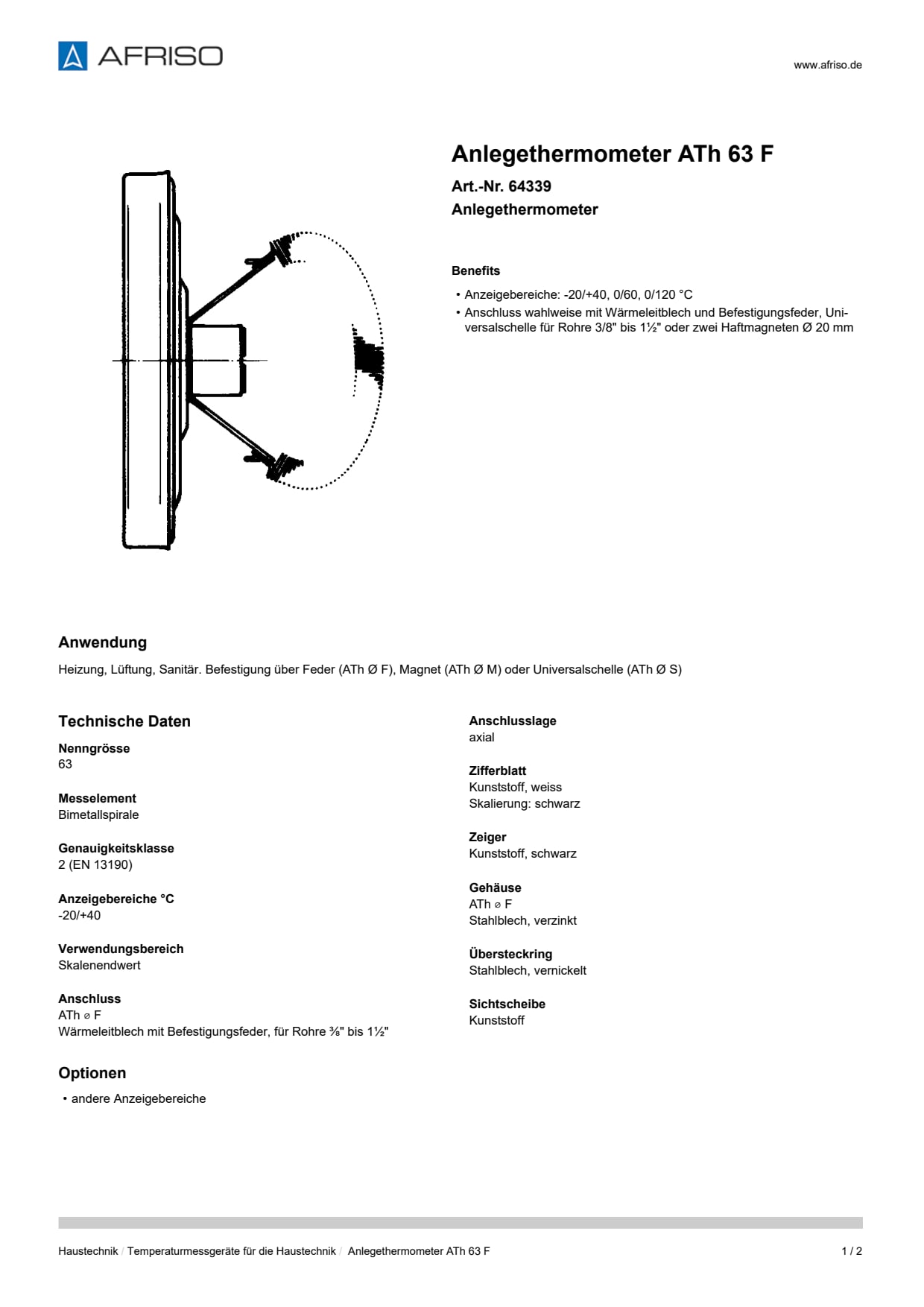 AFRISO_ANLEGETHERMOMETER-ATH-63-F-ANLEGETHERMOMETER_64339_DEU_CHE.PDF
