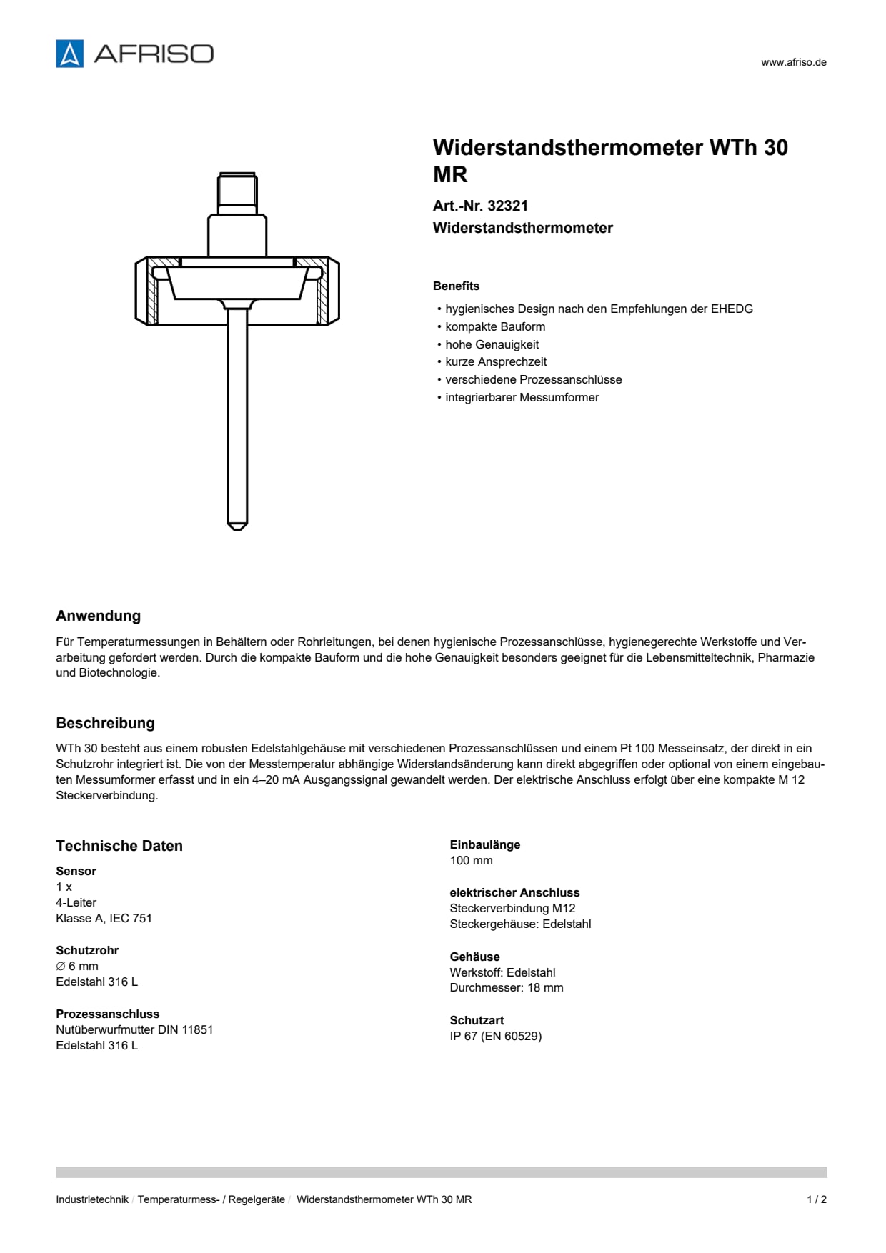 AFRISO_WIDERSTANDSTHERMOMETER-WTH-30-MR-WIDERSTANDSTHERMOMETER_32321_DEU_CHE.PDF