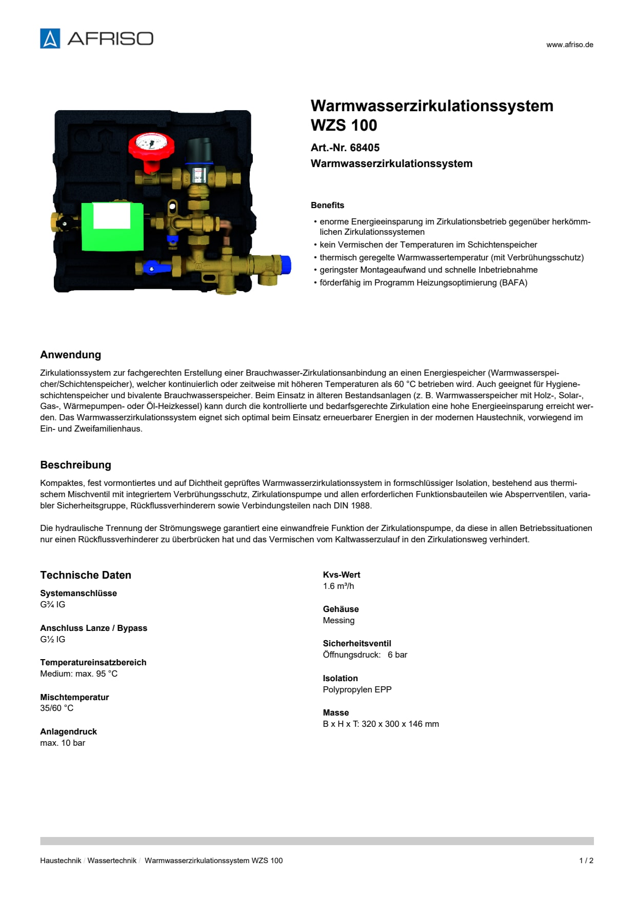AFRISO_WARMWASSERZIRKULATIONSSYSTEM-WZS-100-WARMWASSERZIRKULATIONSSYSTEM_68405_DEU_CHE.PDF