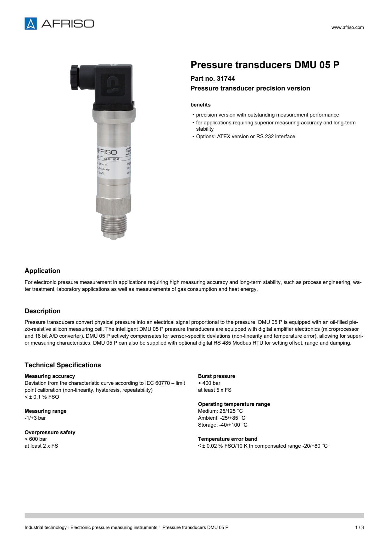 AFRISO_DATA-SHEET_PRESSURE-TRANSDUCERS_DMU-05-P_31744_ENG_GBR.PDF