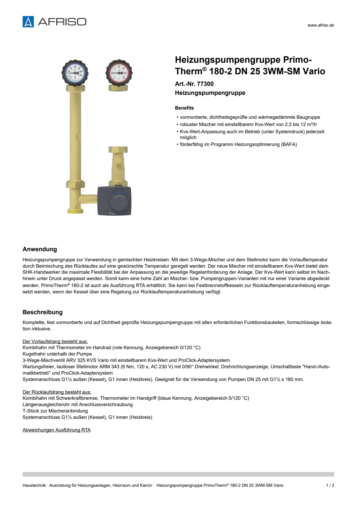 AFRISO_DATENBLATT_HEIZUNGSPUMPENGRUPPE_PRIMOTHERM-180-2-DN-25-3WM-SM-VARIO_77300_DEU_DEU.PDF