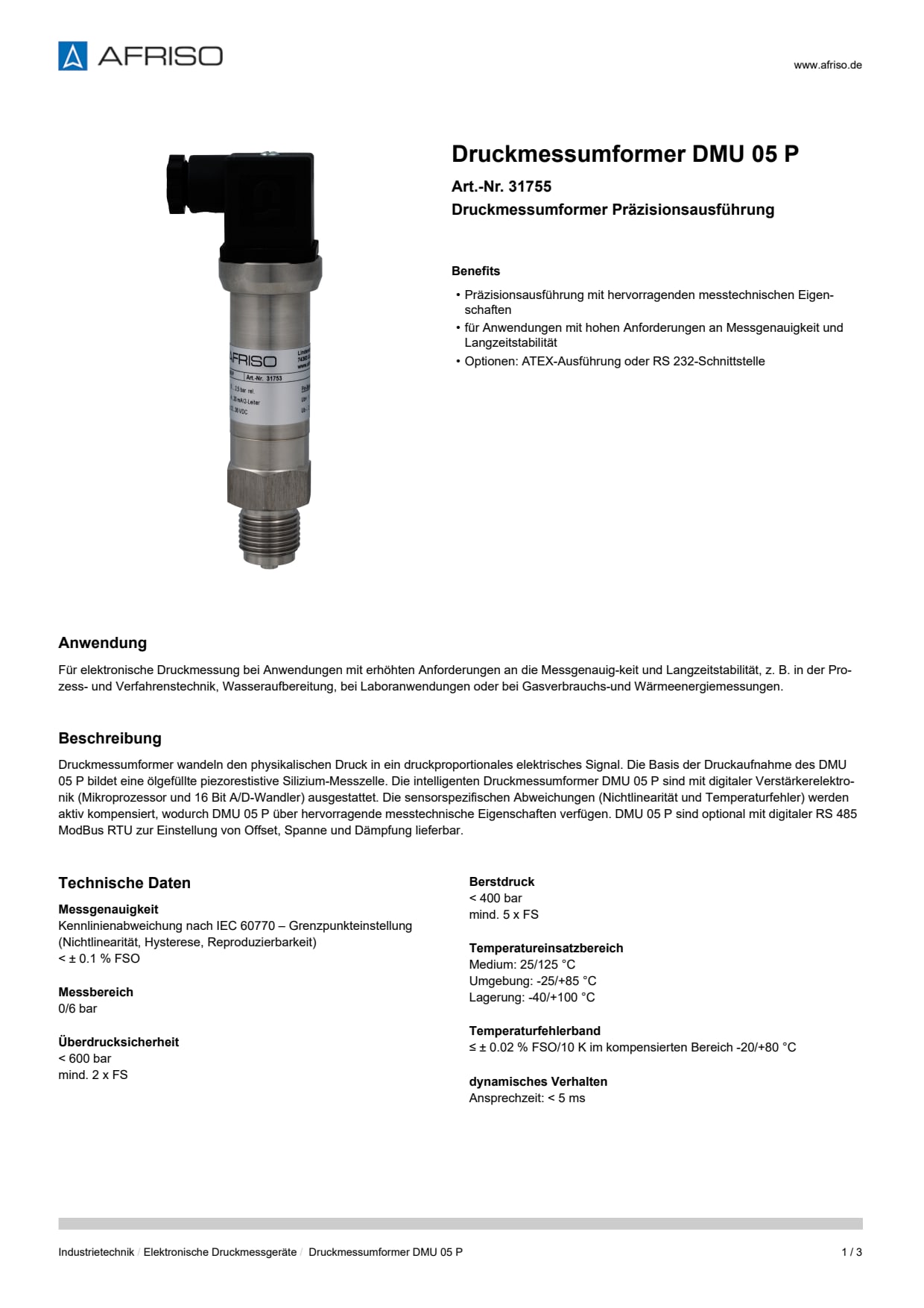 AFRISO_DATENBLATT_DRUCKMESSUMFORMER_DMU-05-P_31755_DEU_CHE.PDF