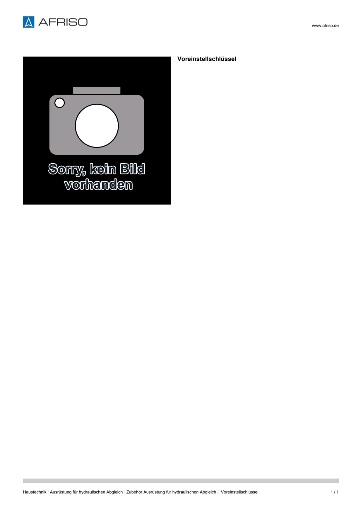 AFRISO_DATENBLATT_VOREINSTELLSCHLUESSEL_P9369_DEU_CHE.PDF
