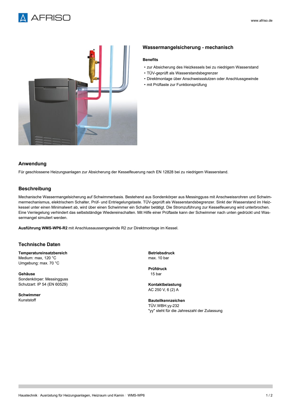 AFRISO_DATENBLATT_WASSERMANGELSICHERUNG--MECHANISCH_WMS-WP6_P9339_DEU_CHE.PDF