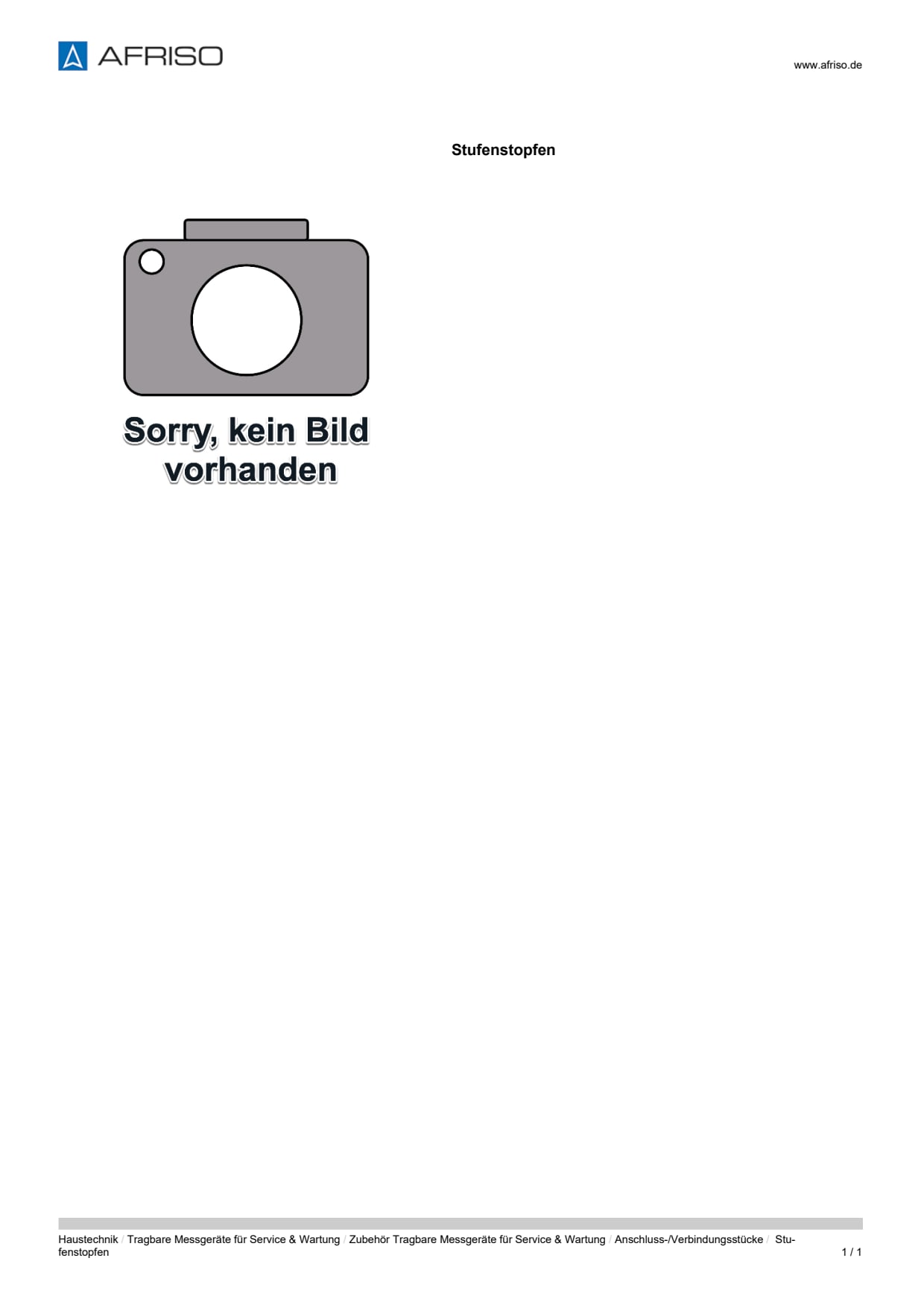 AFRISO_DATENBLATT_STUFENSTOPFEN_P8039_DEU_CHE.PDF
