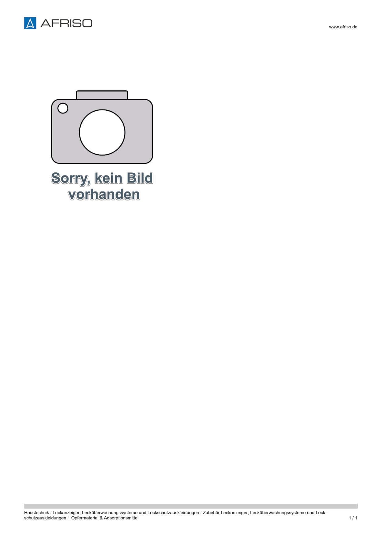 AFRISO_DATENBLATT_OPFERMATERIAL-UND-ADSORPTIONSMITTEL_P7904_DEU_CHE.PDF